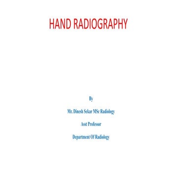 ROUTINE PROJECTIONS FOR HAND............ | PPTX