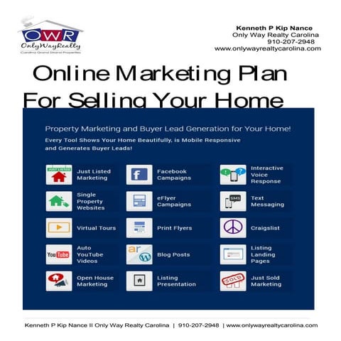 Kip Nance Only Way Realty Carolina Tabor City-NC Seller Listing Presentation