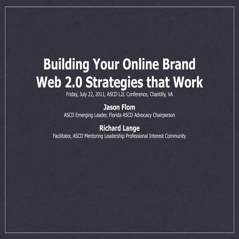 Using Social Media to Brand Your Organization