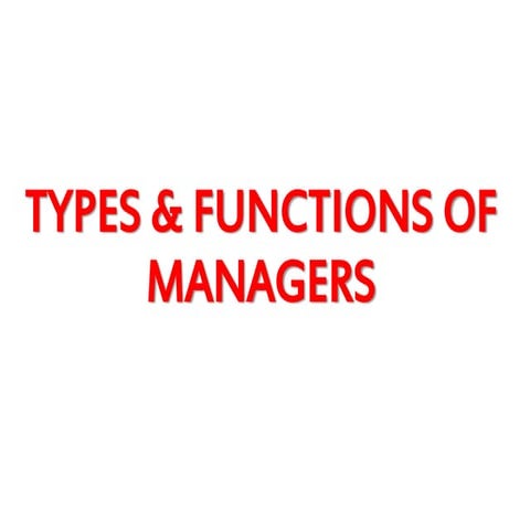  managers and management