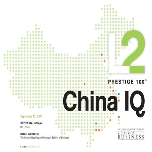 L2 Prestige100 - China IQ 2011
