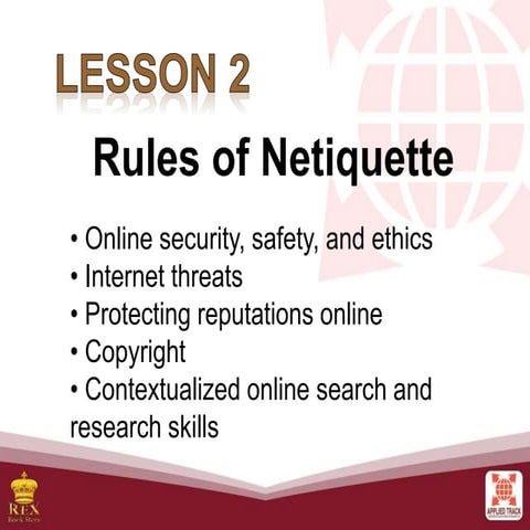 L2 rules of netiquette