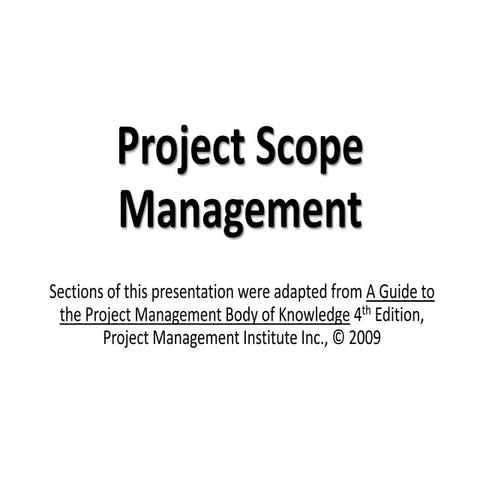 L2_Scope Management.ppt