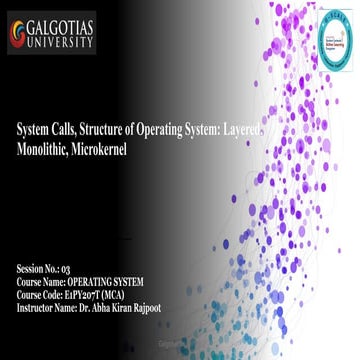 In-Depth Exploration of System Calls and OS Architectures: Monolithic ...