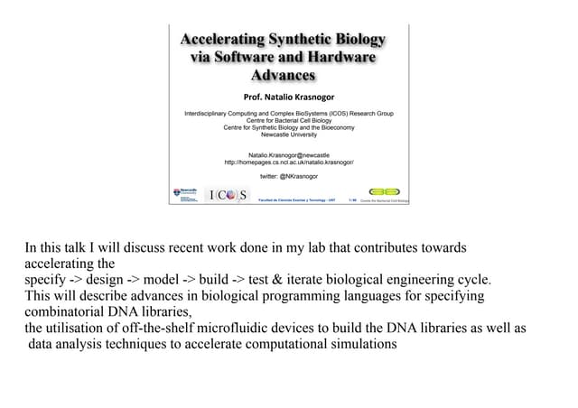 Advanced computationalsyntbio
