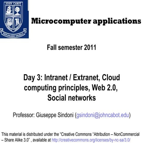 L3 cs110 jcu-sindoni rev10092011