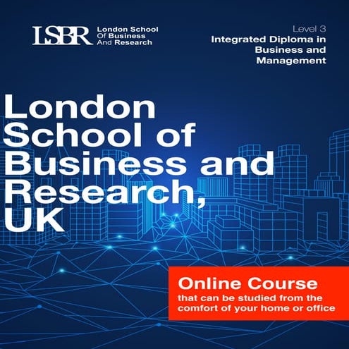 Integrated Diploma in Business and Management - Level 3 Online Foundation Cou...