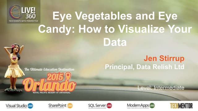 Guidelines for data visualisation: eye vegetables and eye candy