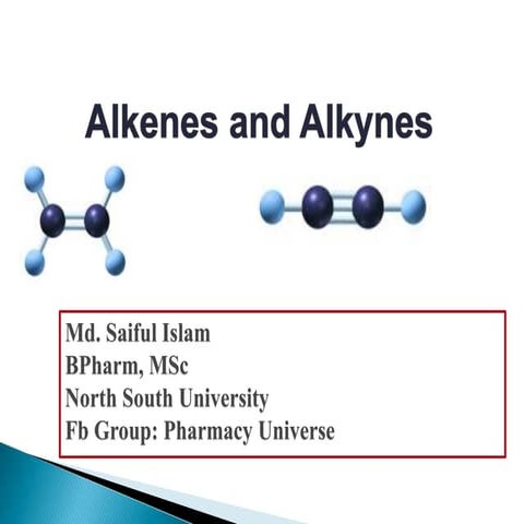 alkene and alkyne