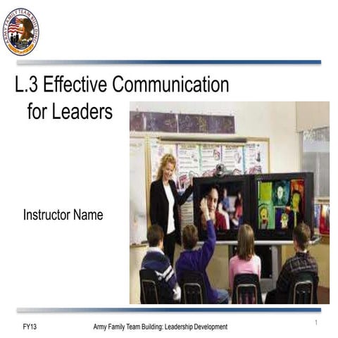 Effective Communication for Leaders