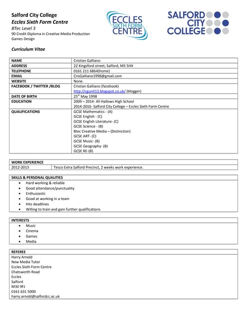 L3 gd cv