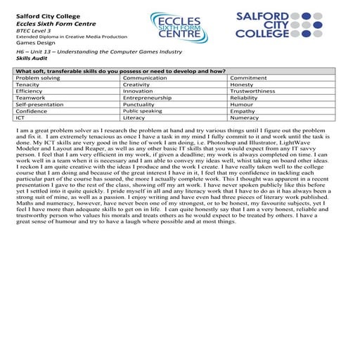 L3 gd skillsaudit_210414