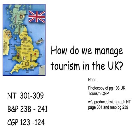L3 how do we manage tourism in the uk