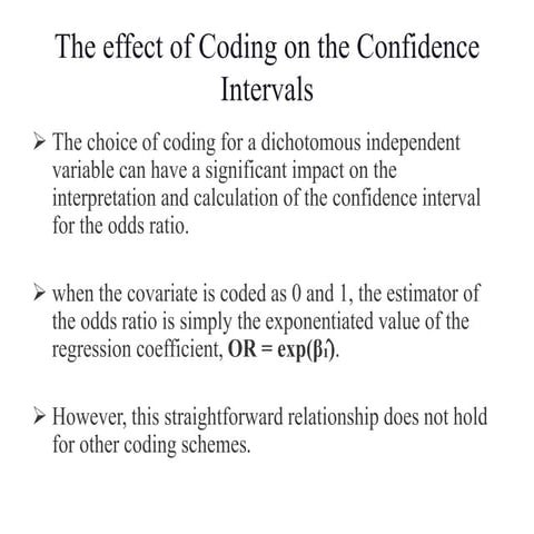 binary logistic assessment methods and strategies