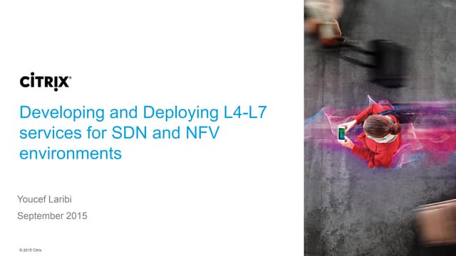 L4-L7 services for SDN and NVF by Youcef Laribi