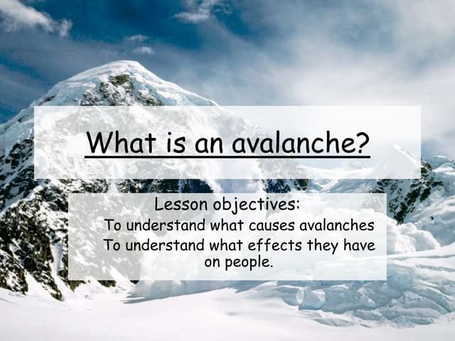 Montroc avalanche case study 04 picture