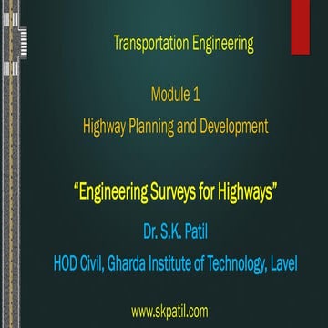 L4 engineering surveys for highways 1.3 