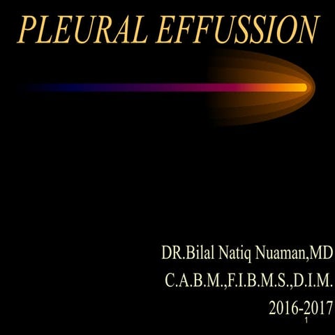 L5 pleural effusion