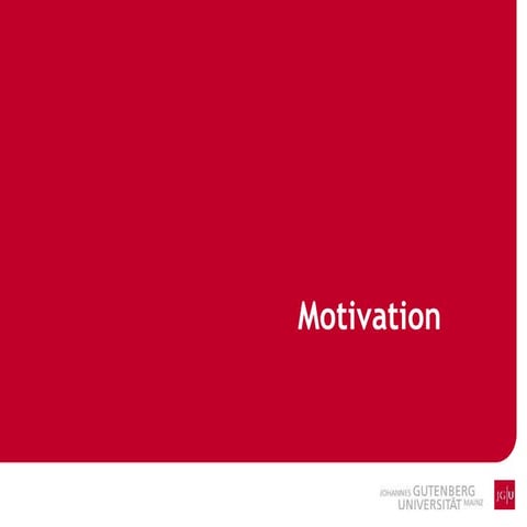 BIWI - L6 Motivation