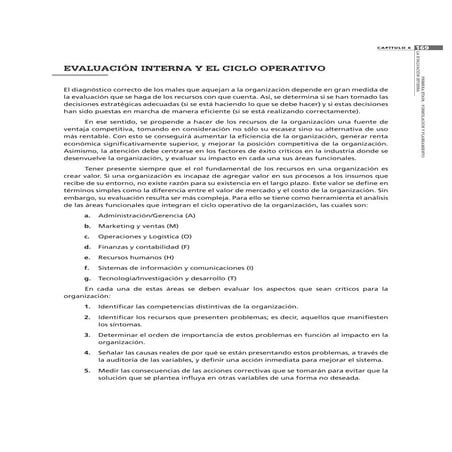 ANÁLISIS INTERNO del proceso estrategico - Cómo hacer una matriz EFIFernando ...