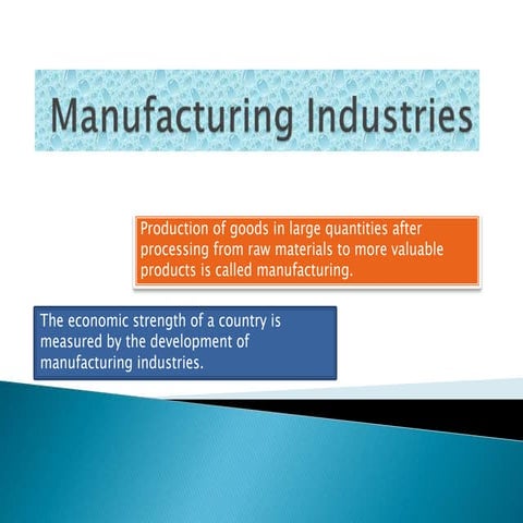 L 6 geo x manufacturing industries