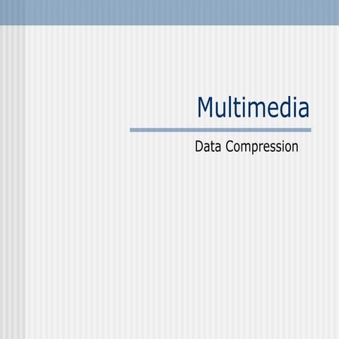 Multimedia data compression challenge and their solution | PPT