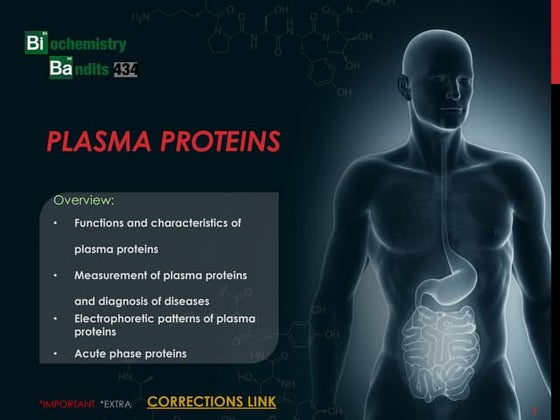 Plasma Proteins presentation for university | PPT
