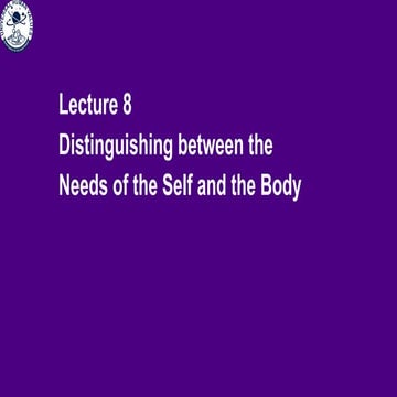 L 8 HARMONY IN B Needs of Self-Body v2.ppt