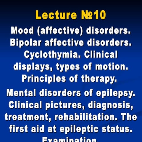 Bipolar affective disorder