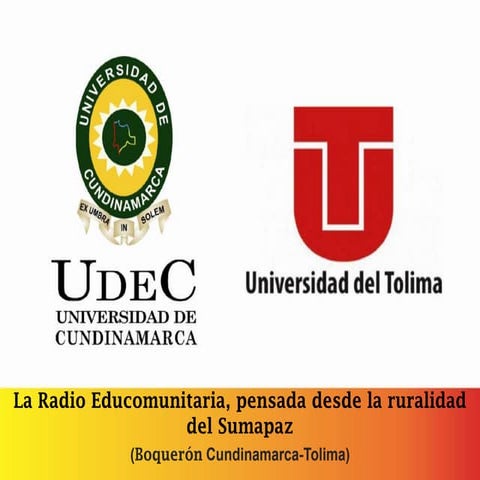 La Radio Educomunitaria, pensada desde la ruralidad del Sumapaz