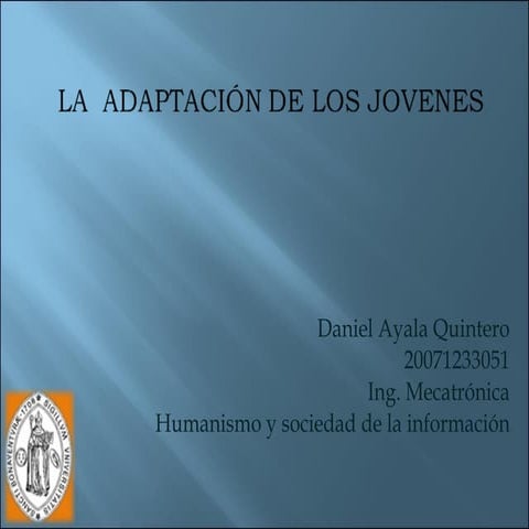 La  AdaptacióN De Los Jovenes