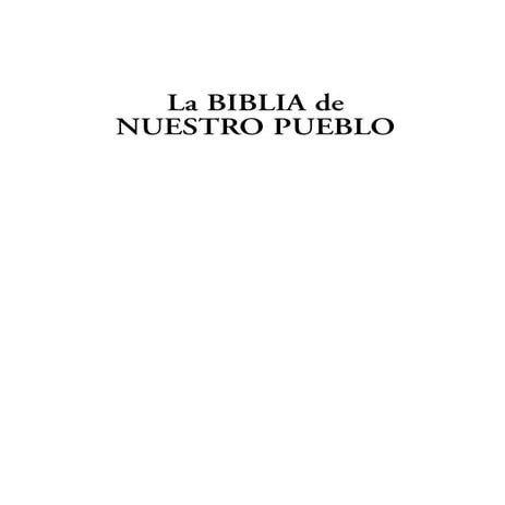 La biblia-de-nuestro-pueblo