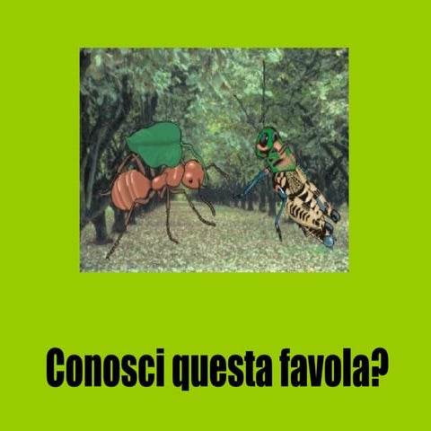 La cicala e la formica | PPT