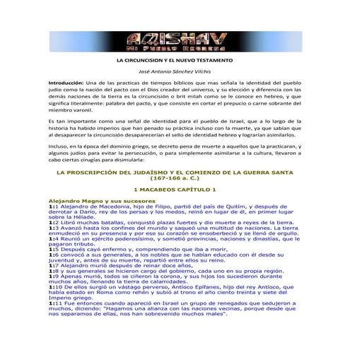 La Circuncisión en El Nuevo Testamento