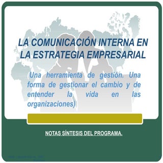 La Comunicación Interna en la Estra...
