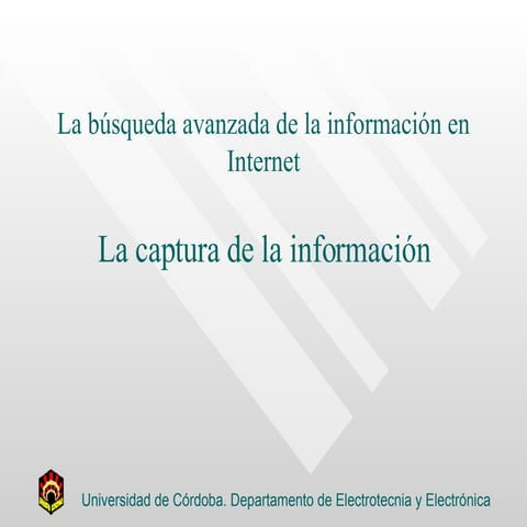 La captura inteligente de la Información