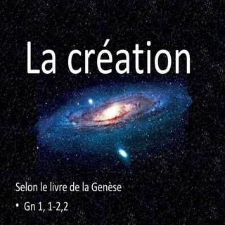 Création de la nature et de l'homme...