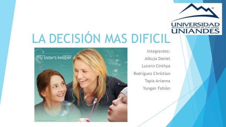 La decisión mas difícil