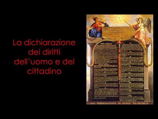 La Dichiarazione Dei Diritti Dell'uomo E Del Cittadino Riassunto La Dichiarazione Dei Diritti Dell’Uomo E Del Cittadino | PPT