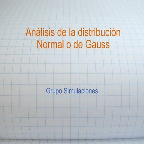 La Distribucion Normal