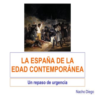 La Edad Contemporanea En EspañA
