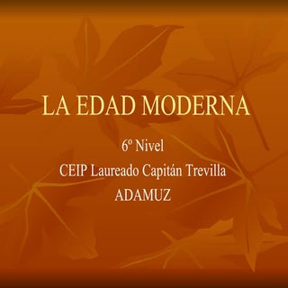 La Edad Moderna