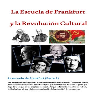 La Escuela de Frankfurt y la Revolu...