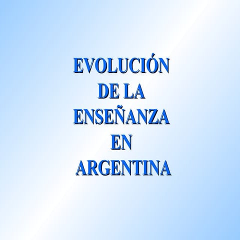 La evolución de la educación