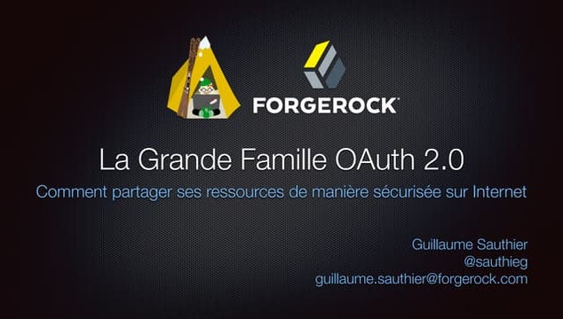 La Grande Famille OAuth 2.0