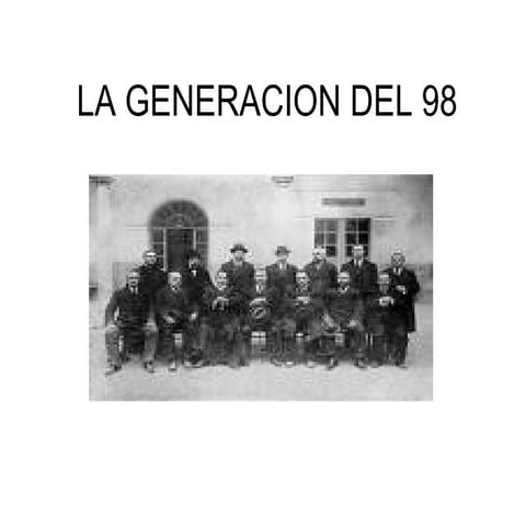La Generacion Del 98 PPT