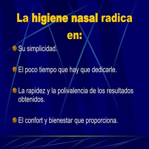La Higiene Nasal