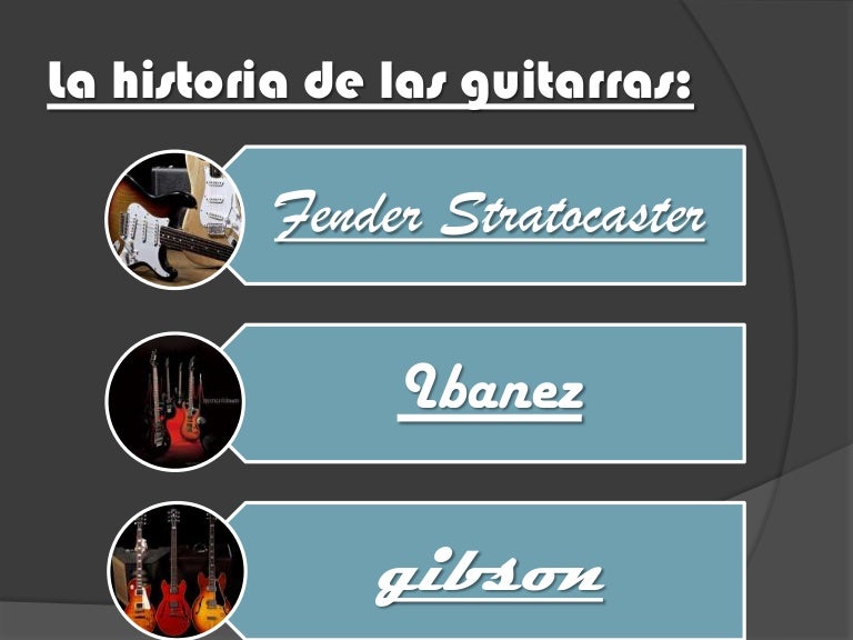 La historia-de-las-guitarras