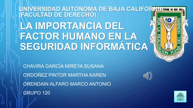Factor Humano Seguridad | PPT