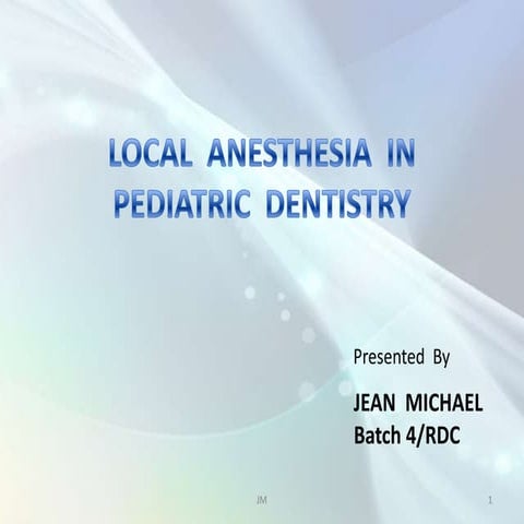 MANDIBULAR NERVE BLOCK in pediatric | PPTX